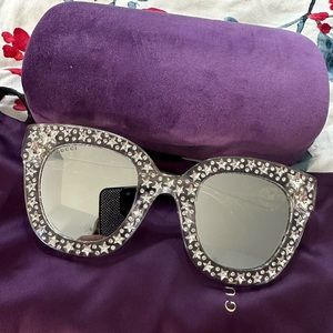 Gucci Silver Star Women Sunglasses